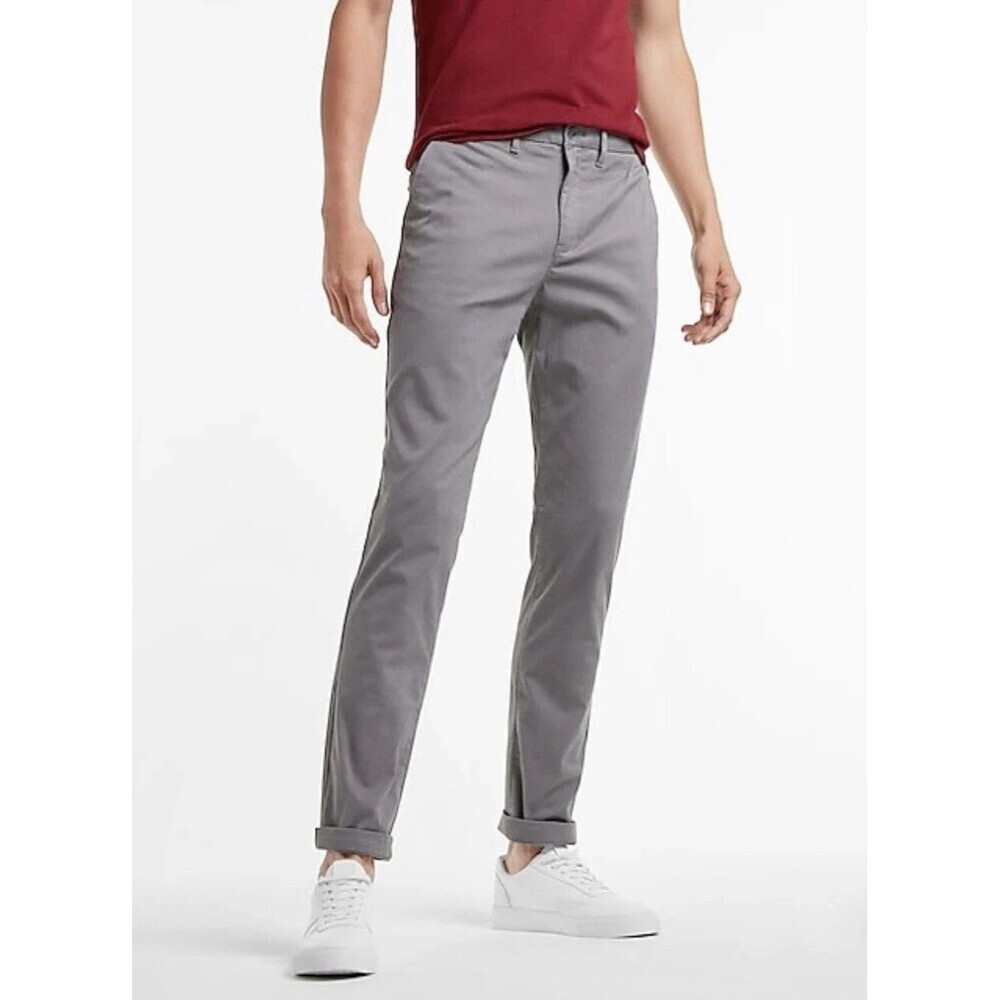 New Express Hyper Stretch Skinny Temp Control Chino Pants Men’s 29x32 $88 NWOT